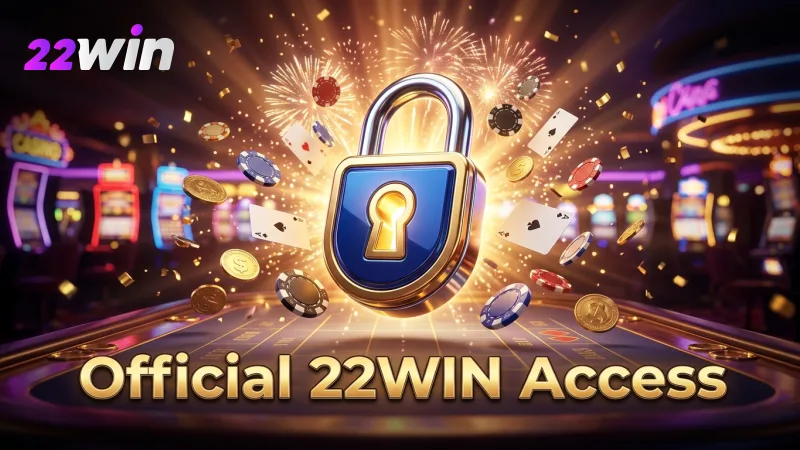 Access your 22WIN account directly and swiftly from the official website.