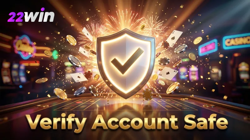 Your account verification protects your funds and ensures compliance for 22WIN.