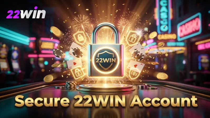 Secure account verification protects your exclusive VIP status and personal data at 22WIN.