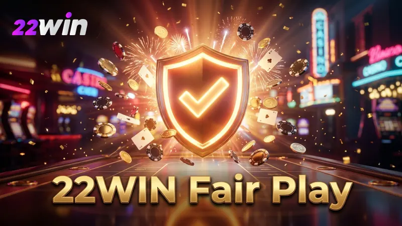 22WIN's commitment to fair play is anchored in transparent operations.