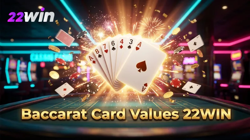 Know the Baccarat card values to quickly follow the game flow.