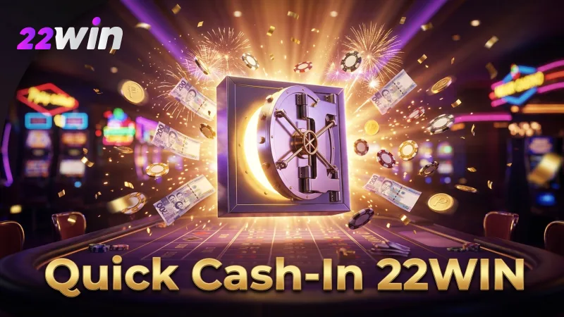 Efficiently manage your 22WIN funds with clear cash-in/cash-out guides.