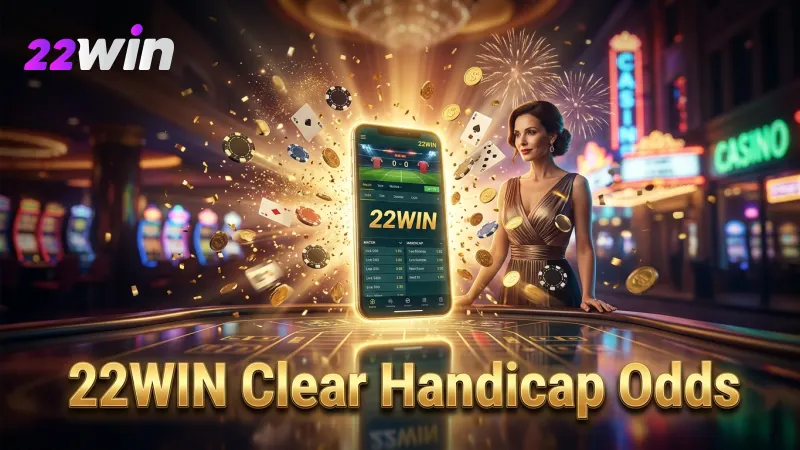 22WIN provides clear handicap odds, helping you manage risks effectively.