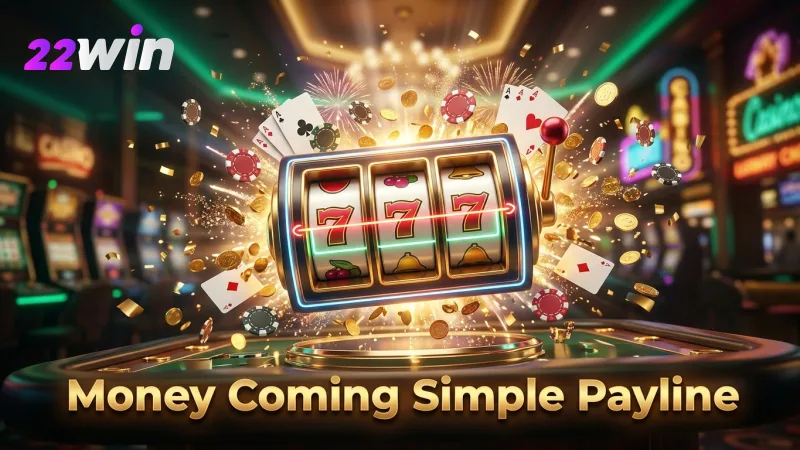 The Money Coming single payline simplifies play, ensuring direct action.
