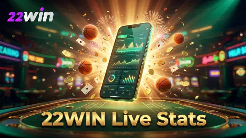 Accessing advanced live stats directly within 22WIN gives players a significant edge.