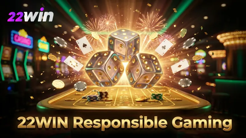 Responsible play at 22WIN ensures a better Sic Bo experience.