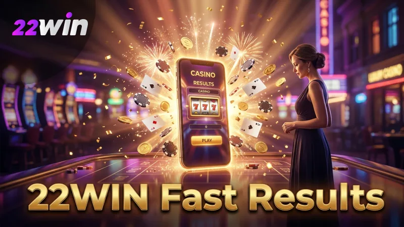 A smartphone provides instant access to 22WIN's live updates for STL Pares results, anywhere.