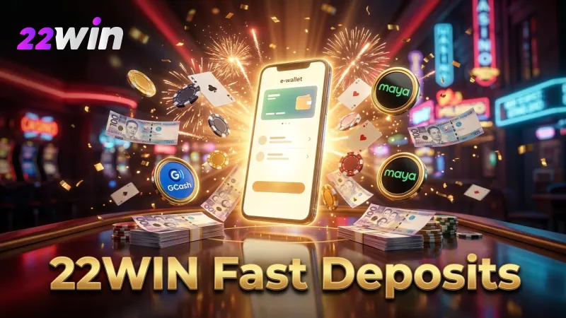 Swift GCash cash-ins mean you never miss your live bet on 22WIN.