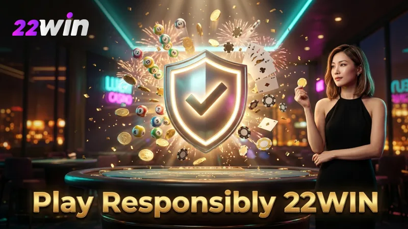 22WIN supports responsible gaming, emphasizing that lottery is primarily for entertainment.